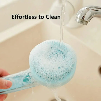 2026 Advanced 2-In-1 Pet Bathing and Grooming Brush with Integrated Shampoo Dispenser, Ergonomic Non-Slip Grip, Deshedding Tool for Home Use, Enhances Circulation and Reduces Shedding for Dogs and Cats